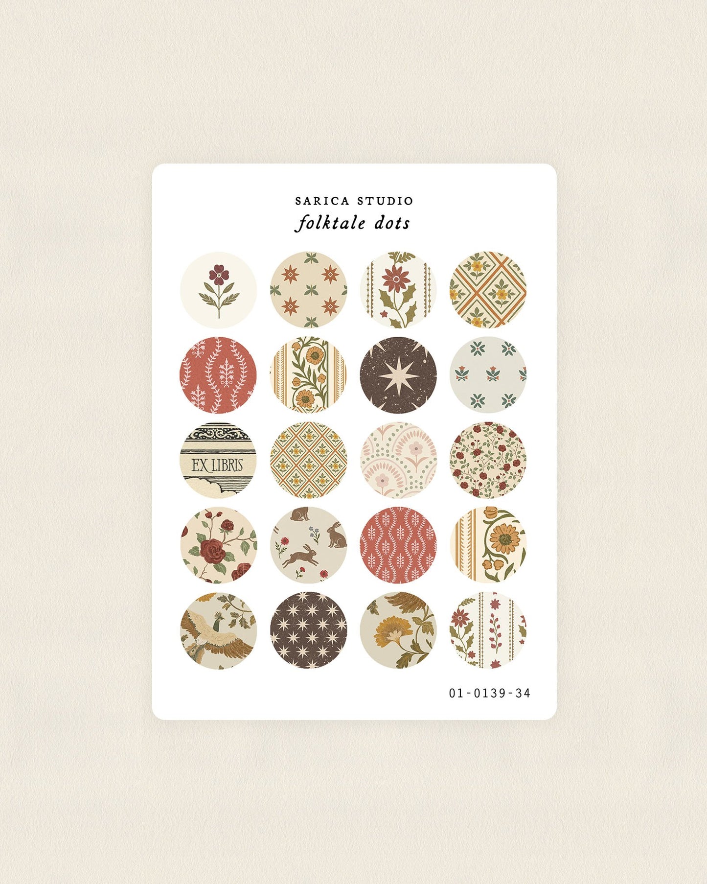Folktale Dots Stickers