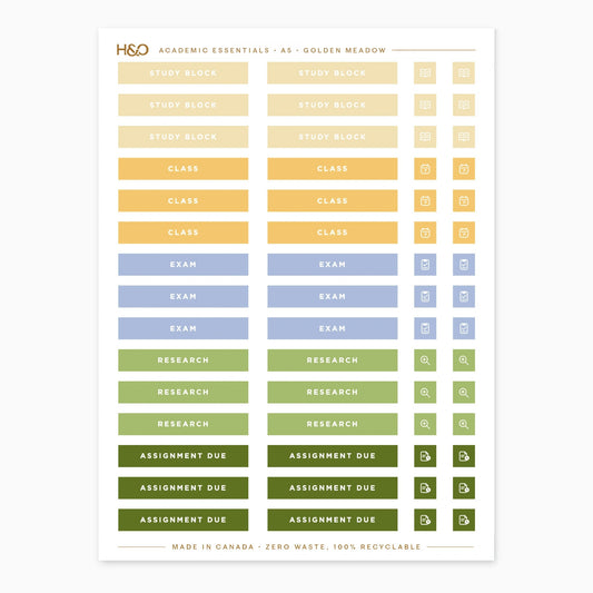 Academic Essential Stickers
