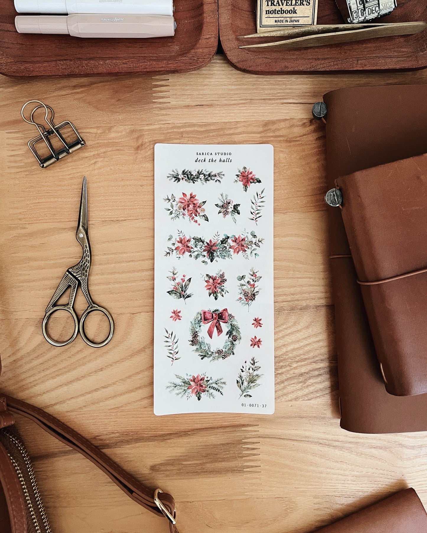 Deck the Halls Stickers
