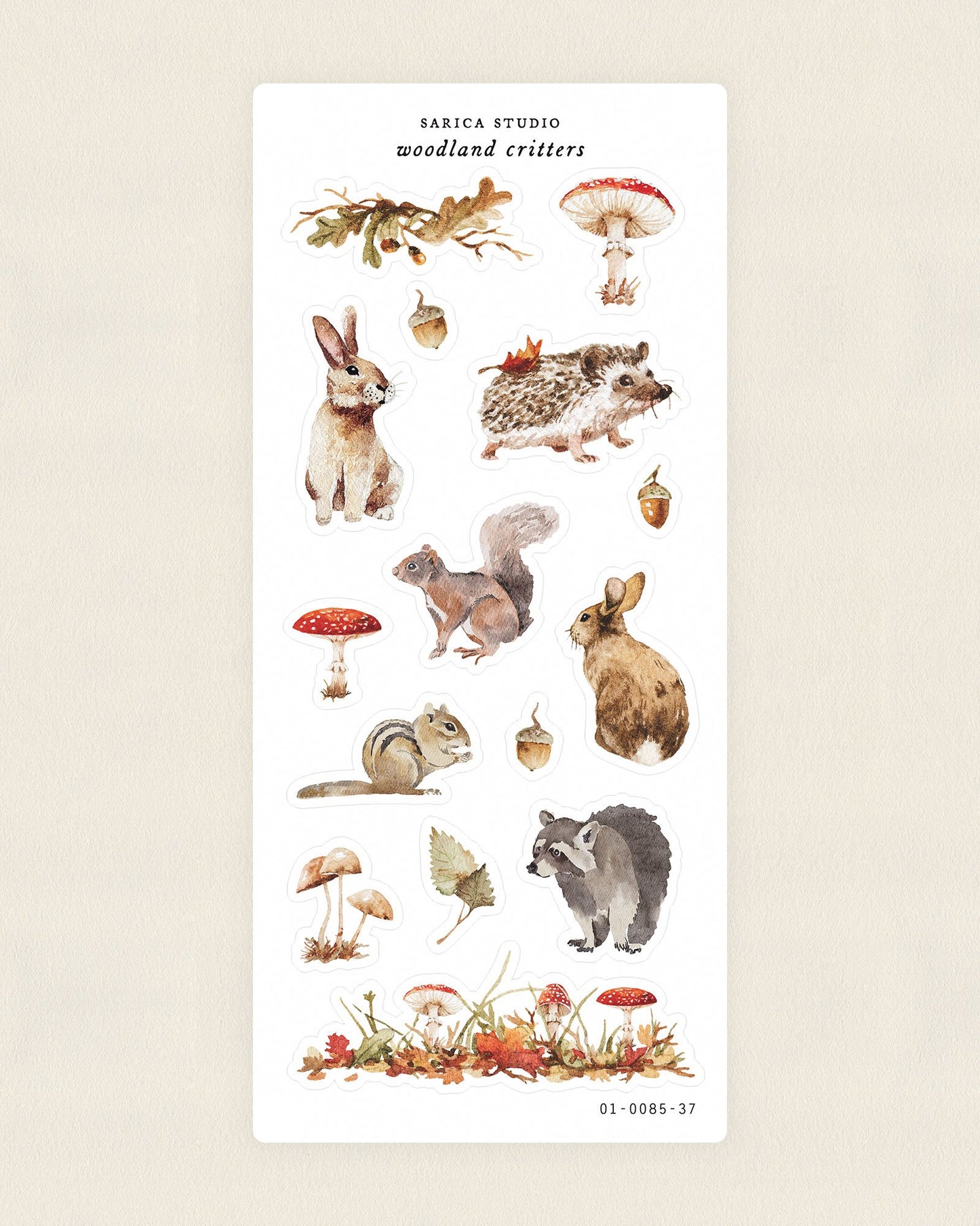 Woodland Critters Stickers