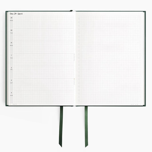 2026 Minimalist Horizontal Planner A5 | Hardcover | 120gsm
