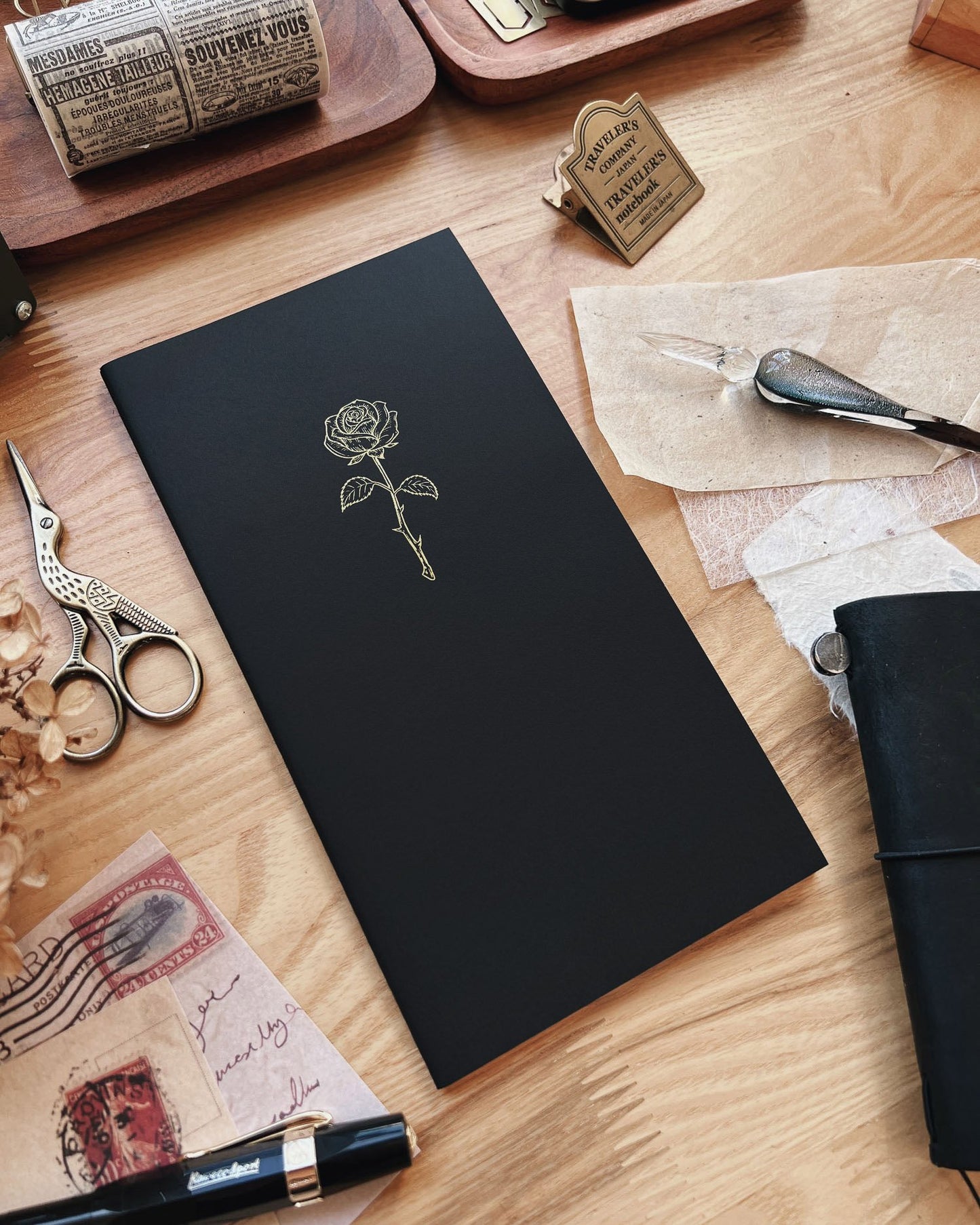 Rose Notebook (Standard TN Size)