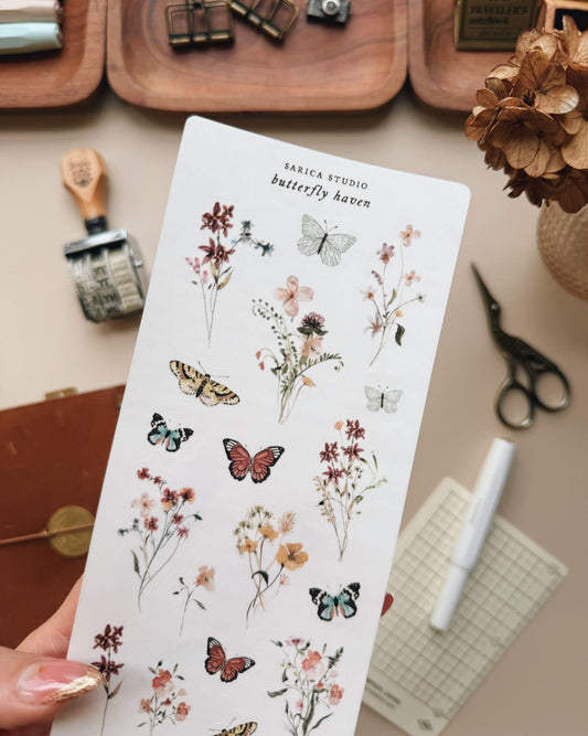 Butterfly Haven Stickers