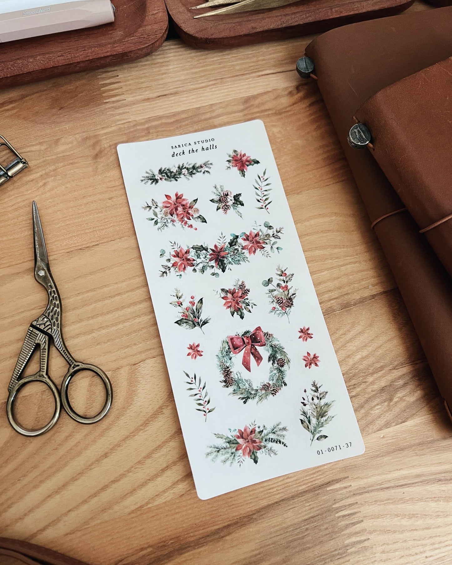 Deck the Halls Stickers