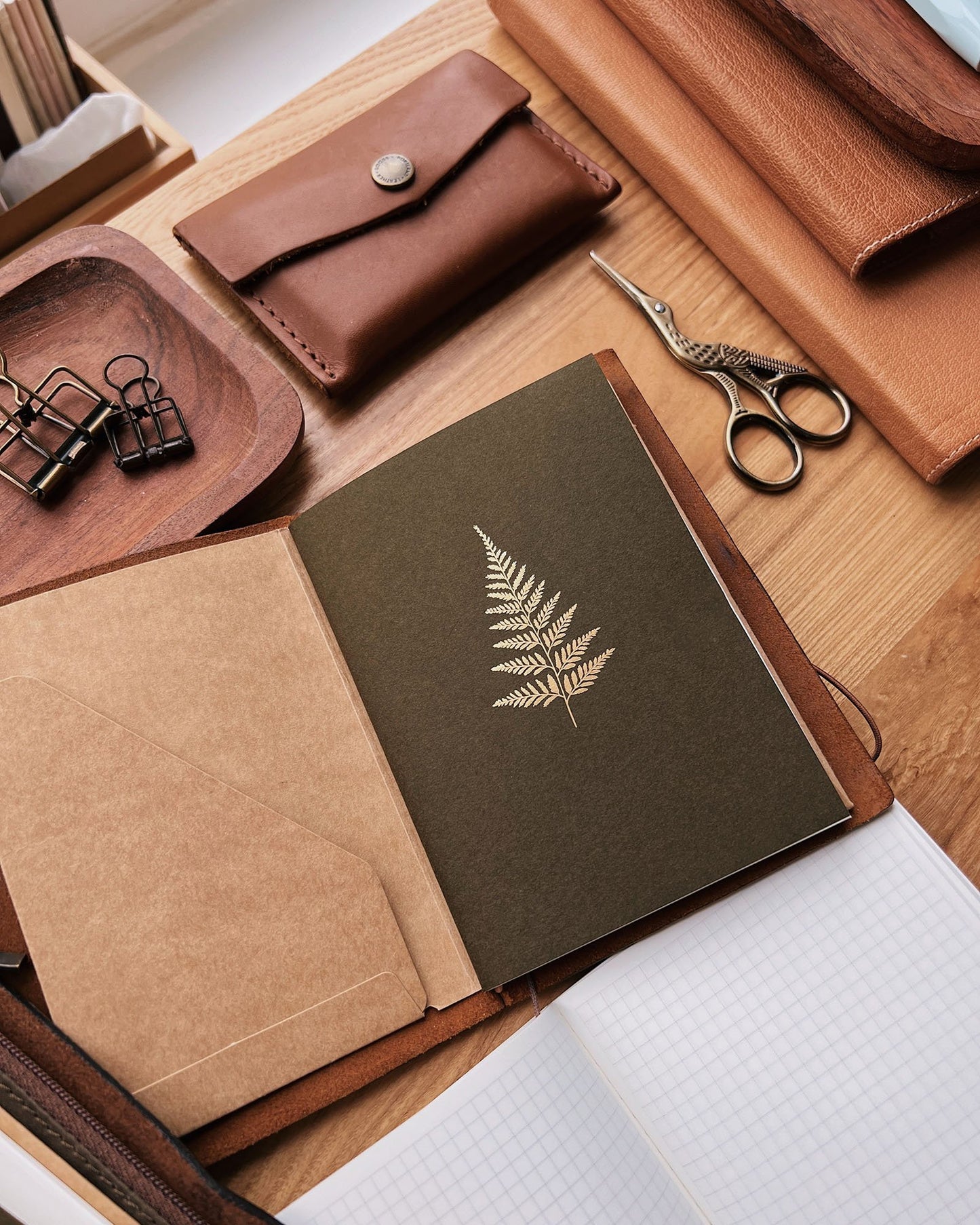 Fern Notebook (Passport TN Size)