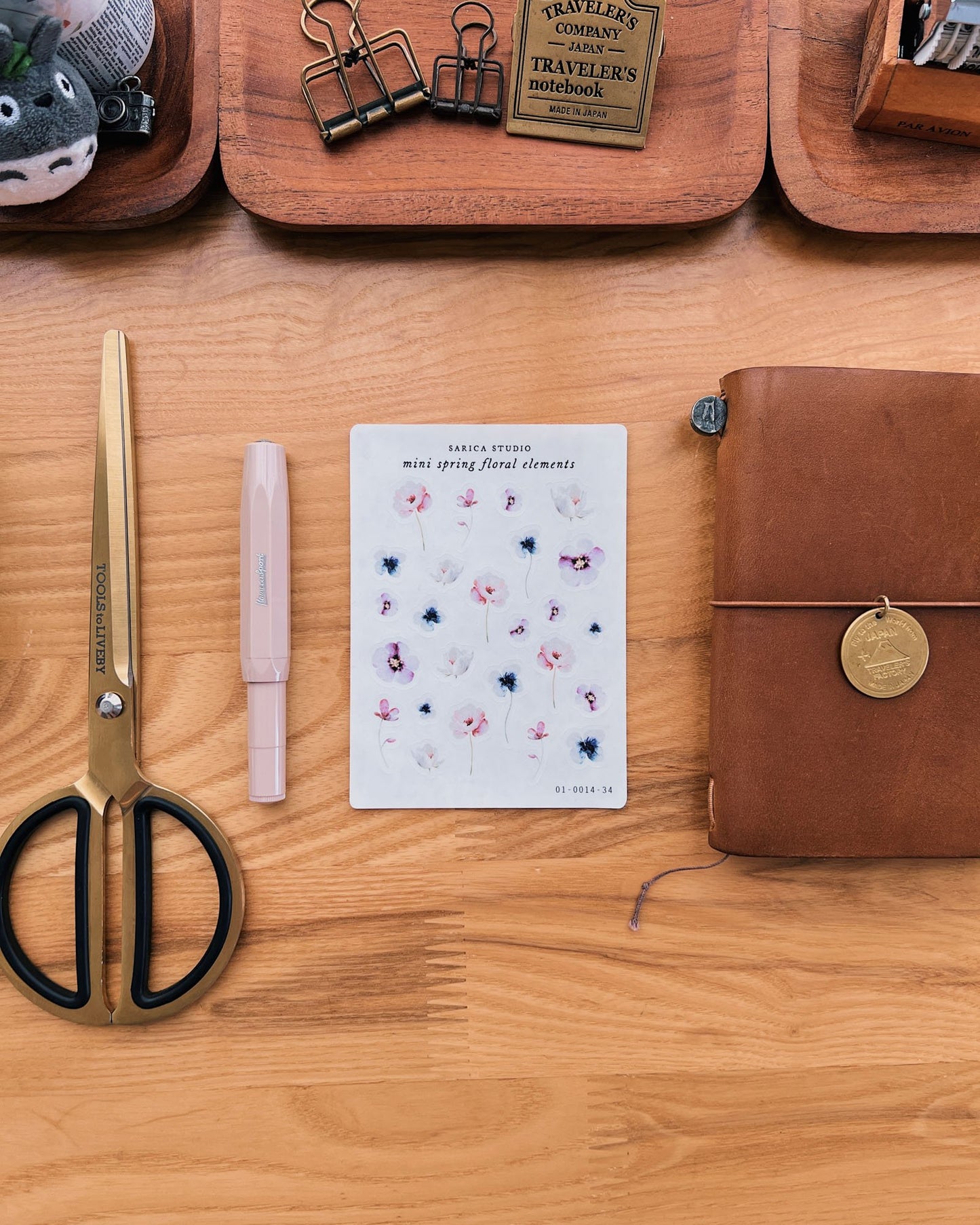 Mini Spring Floral Elements Stickers