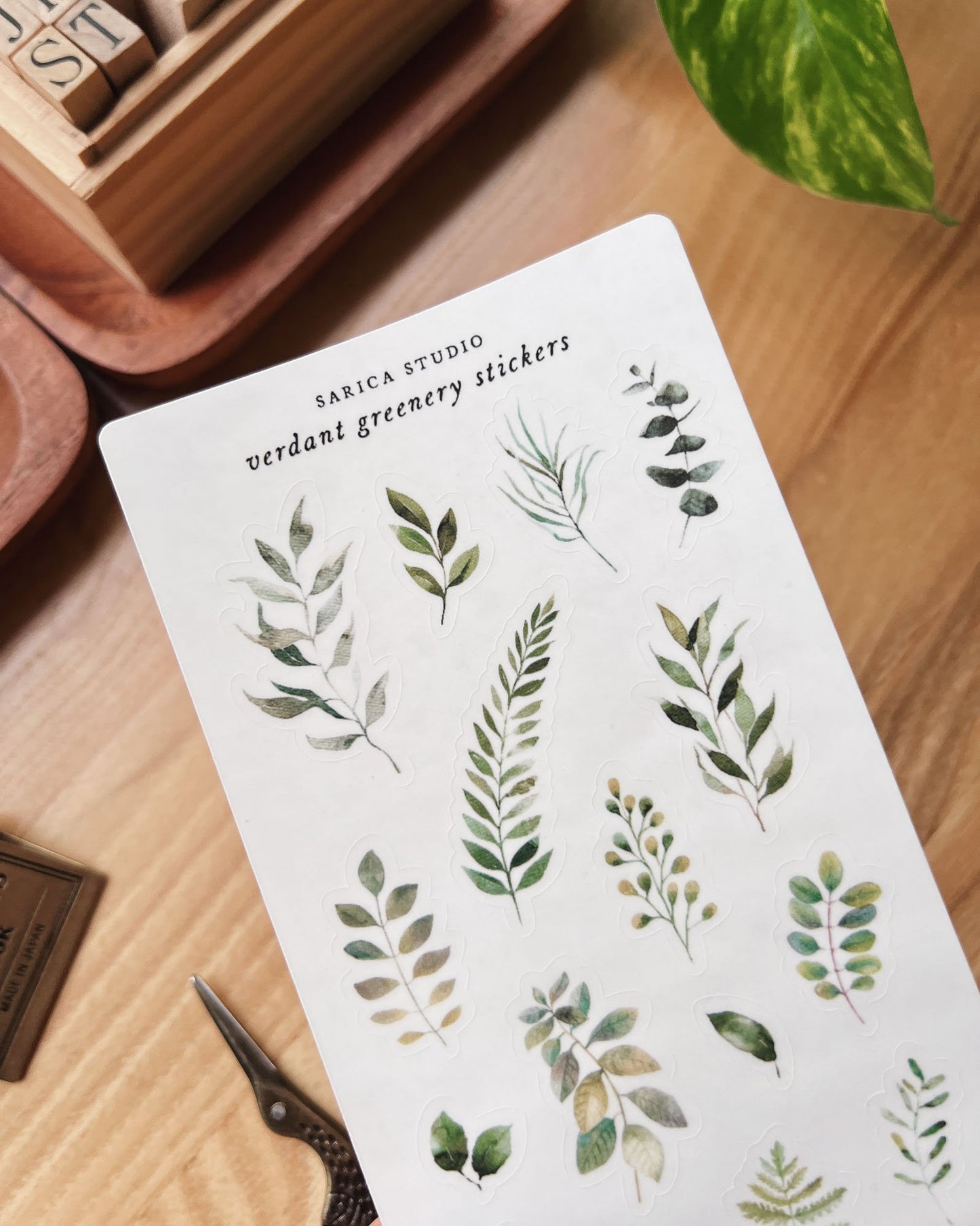Verdant Greenery Stickers