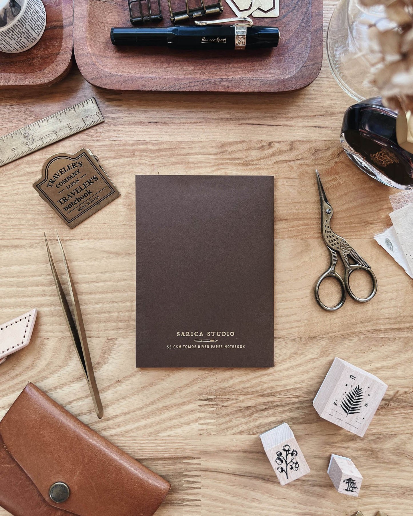 Ginkgo Notebook (Passport TN Size)