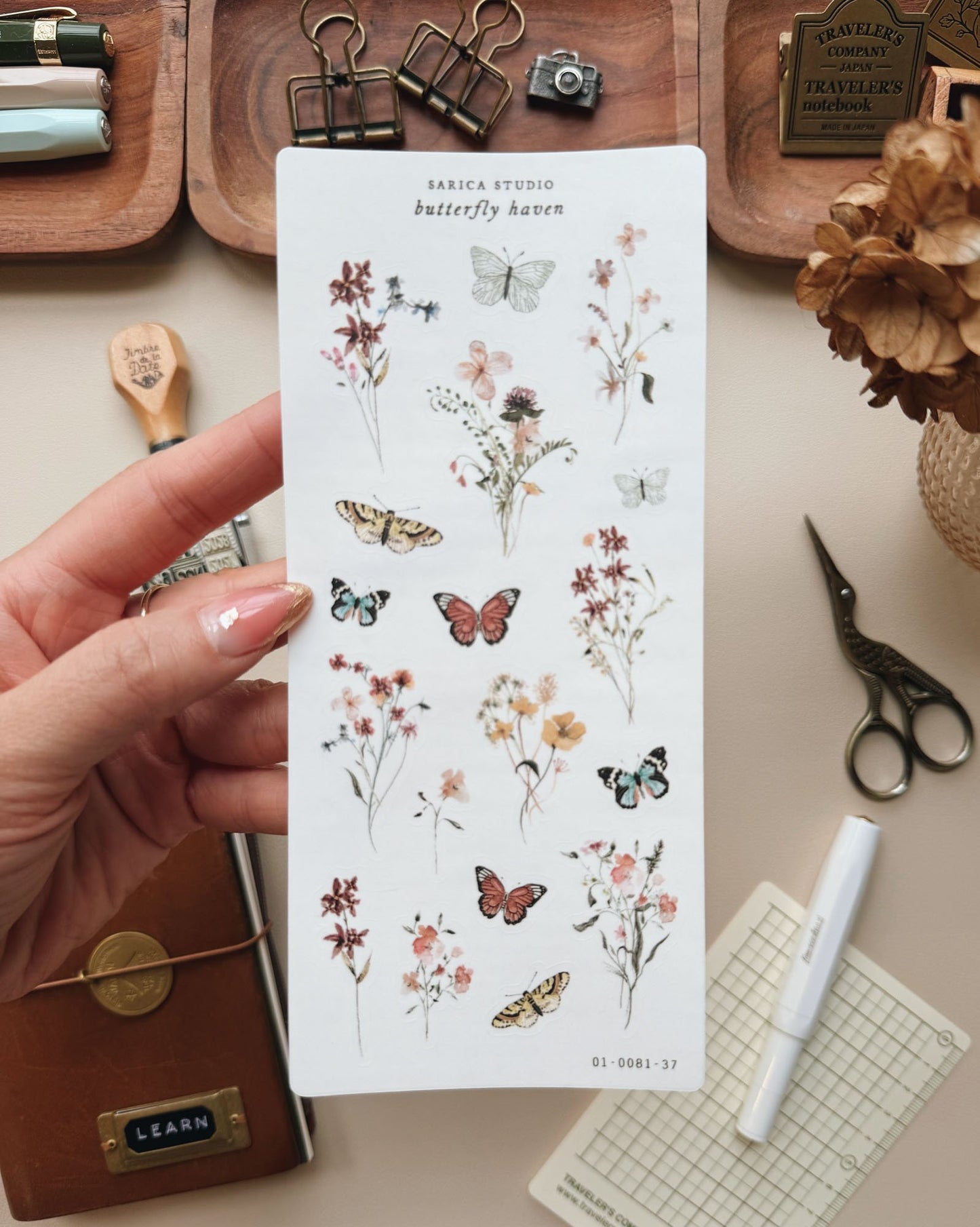 Butterfly Haven Stickers