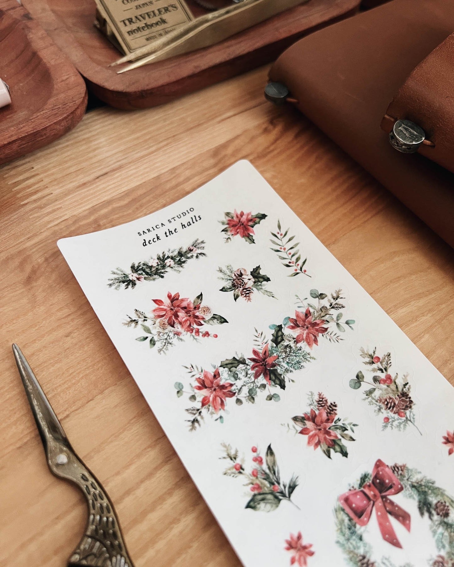 Deck the Halls Stickers