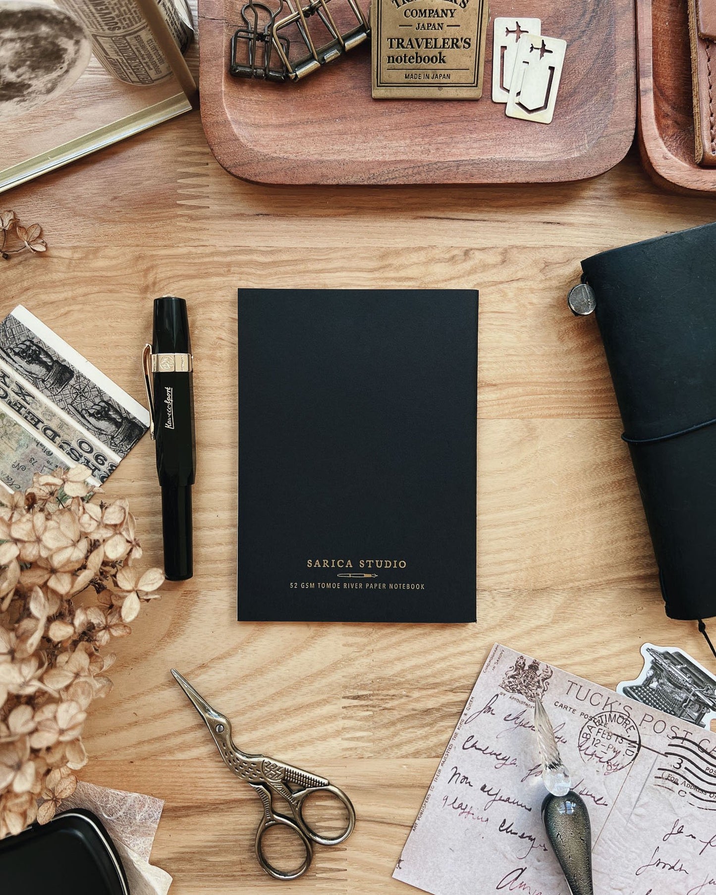 Rose Notebook (Passport TN Size)