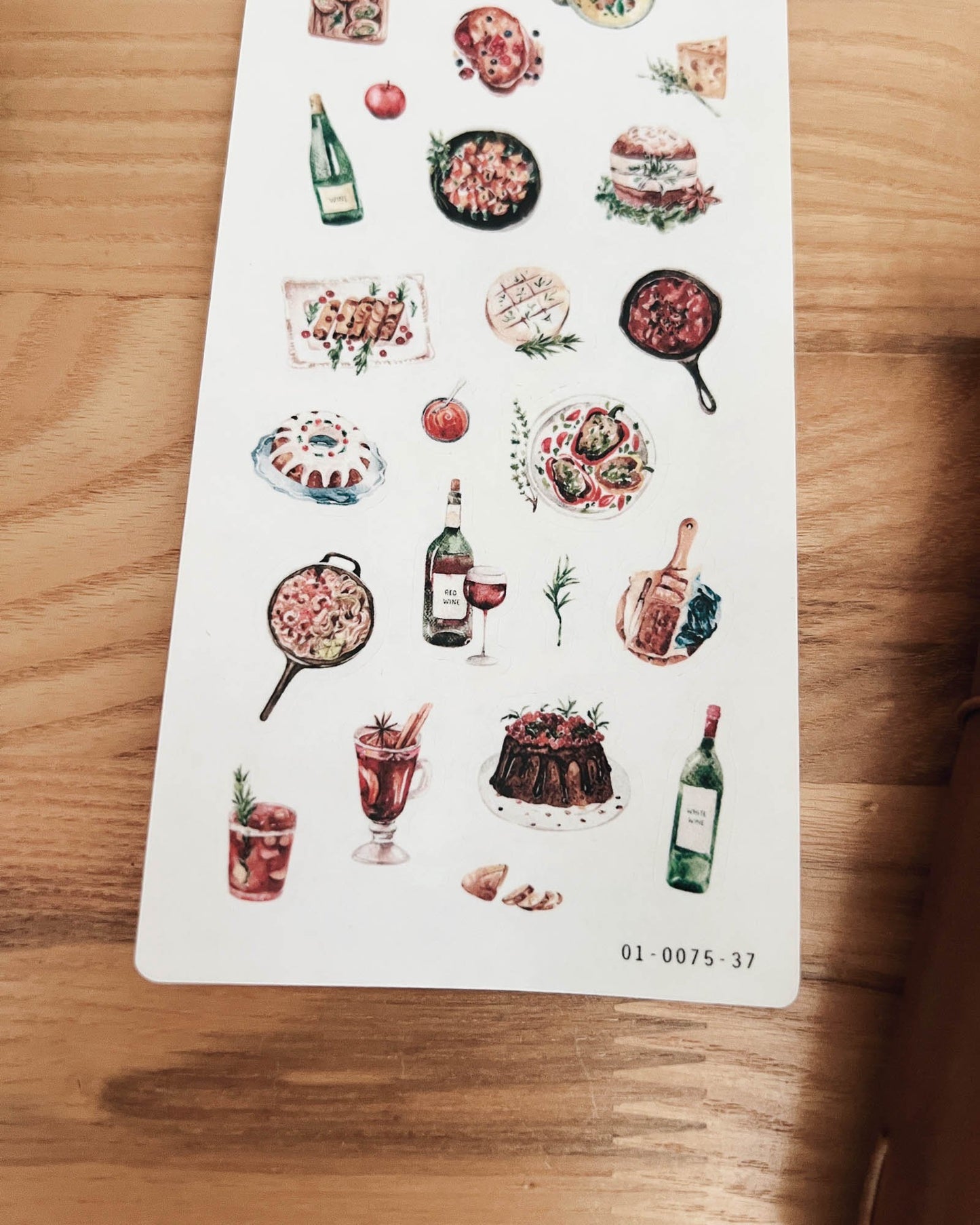 Holiday Dinner Stickers