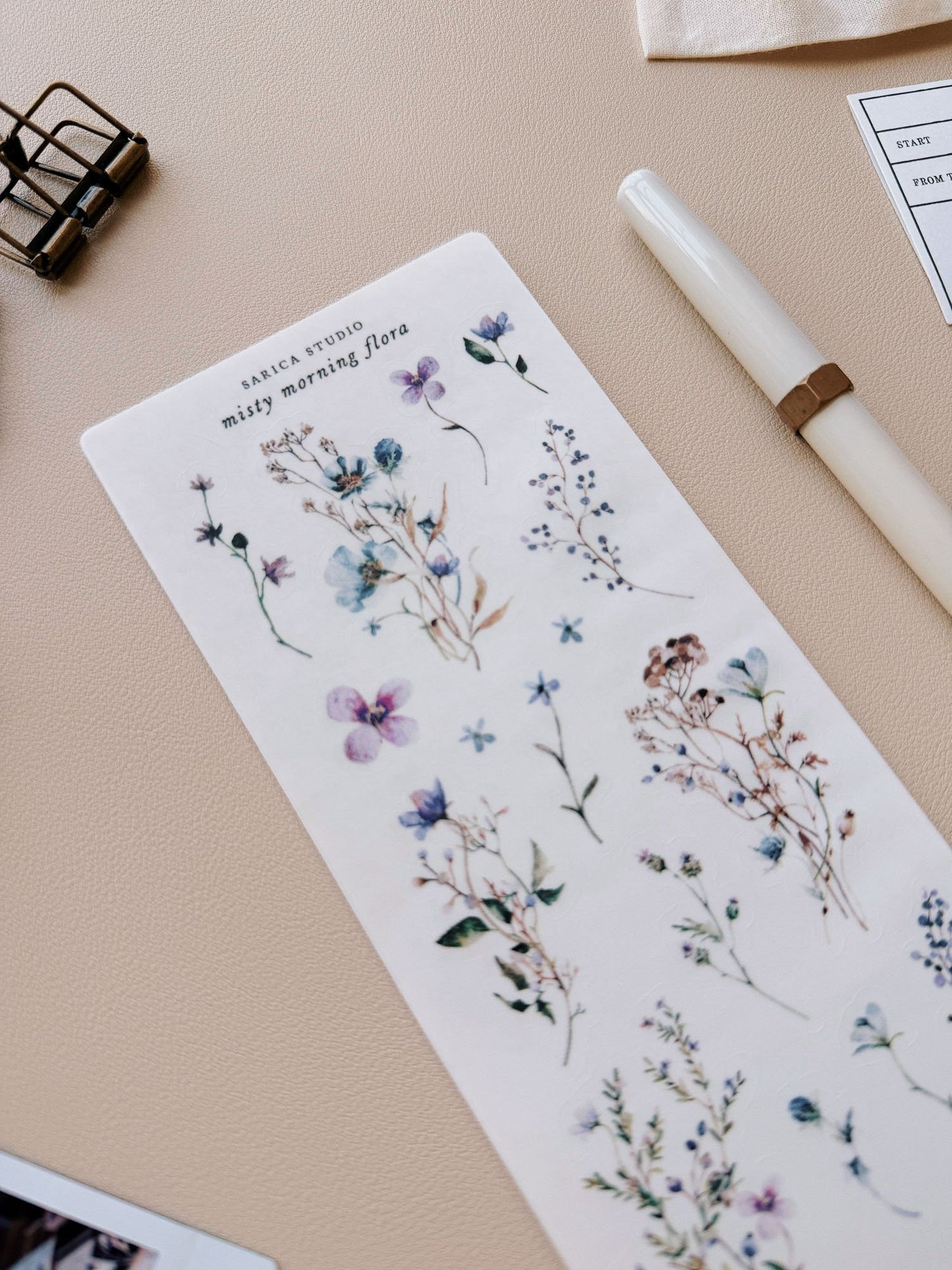 Misty Morning Flora Stickers