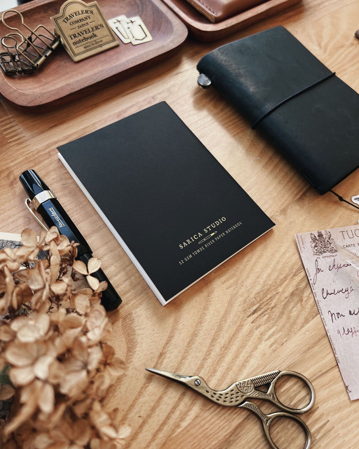 Rose Notebook (Passport TN Size)