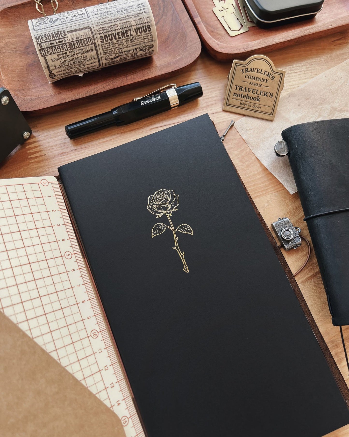 Rose Notebook (Standard TN Size)