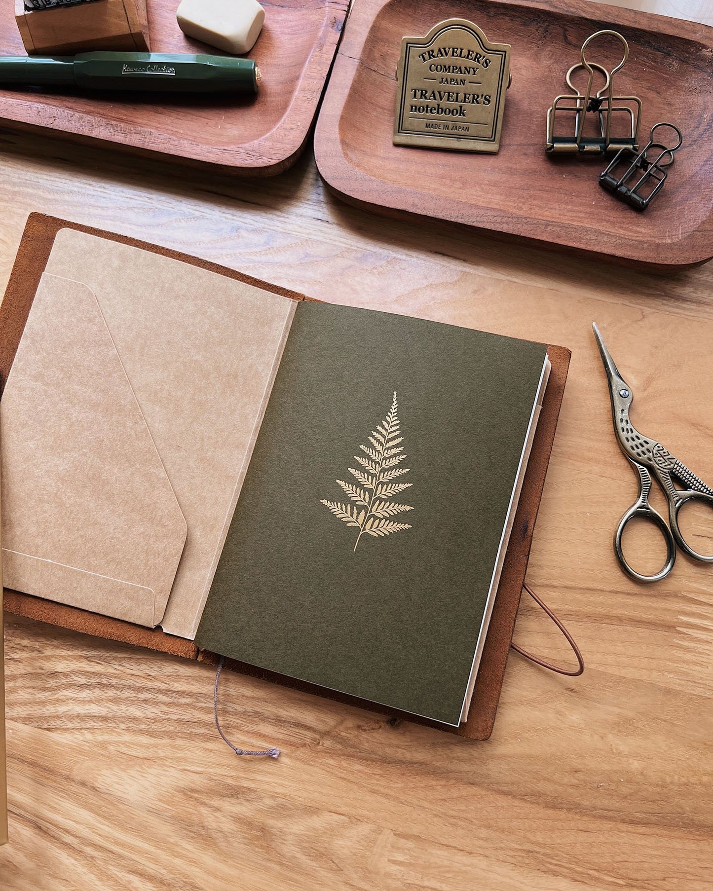 Fern Notebook (Passport TN Size)