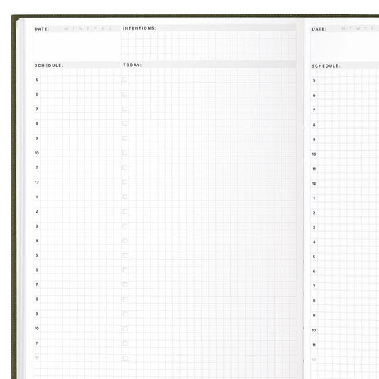 Undated 6-Month Daily Planner
