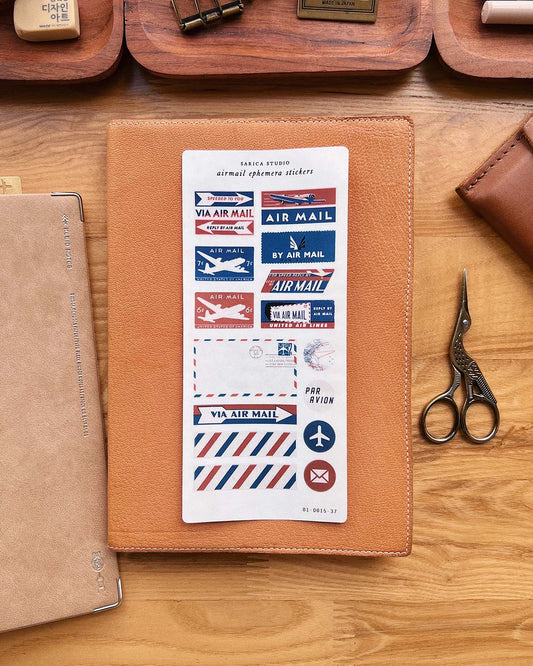 Airmail Ephemera Stickers