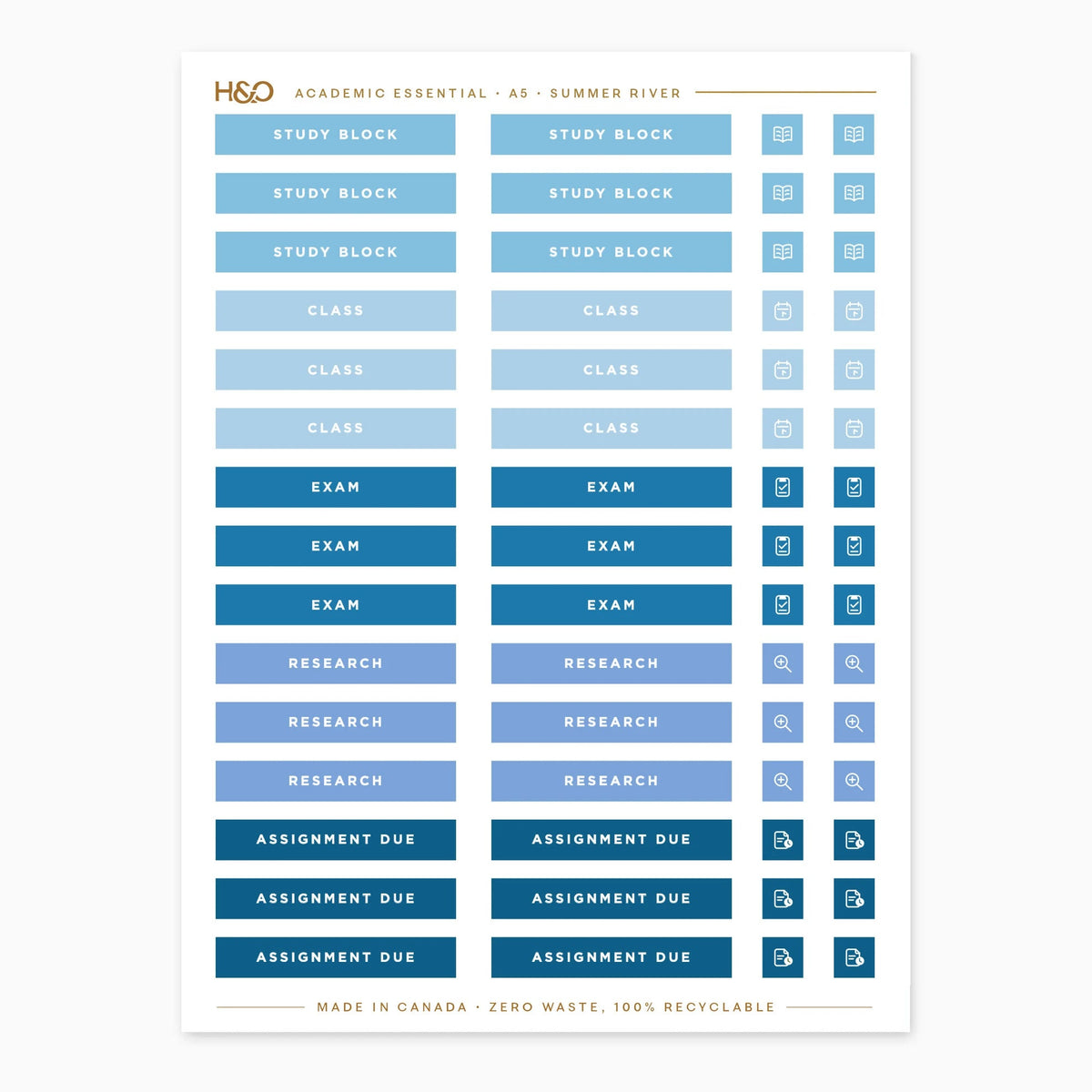 Academic Essential Stickers