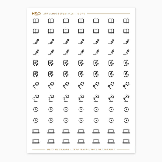 Academic Icons Stickers
