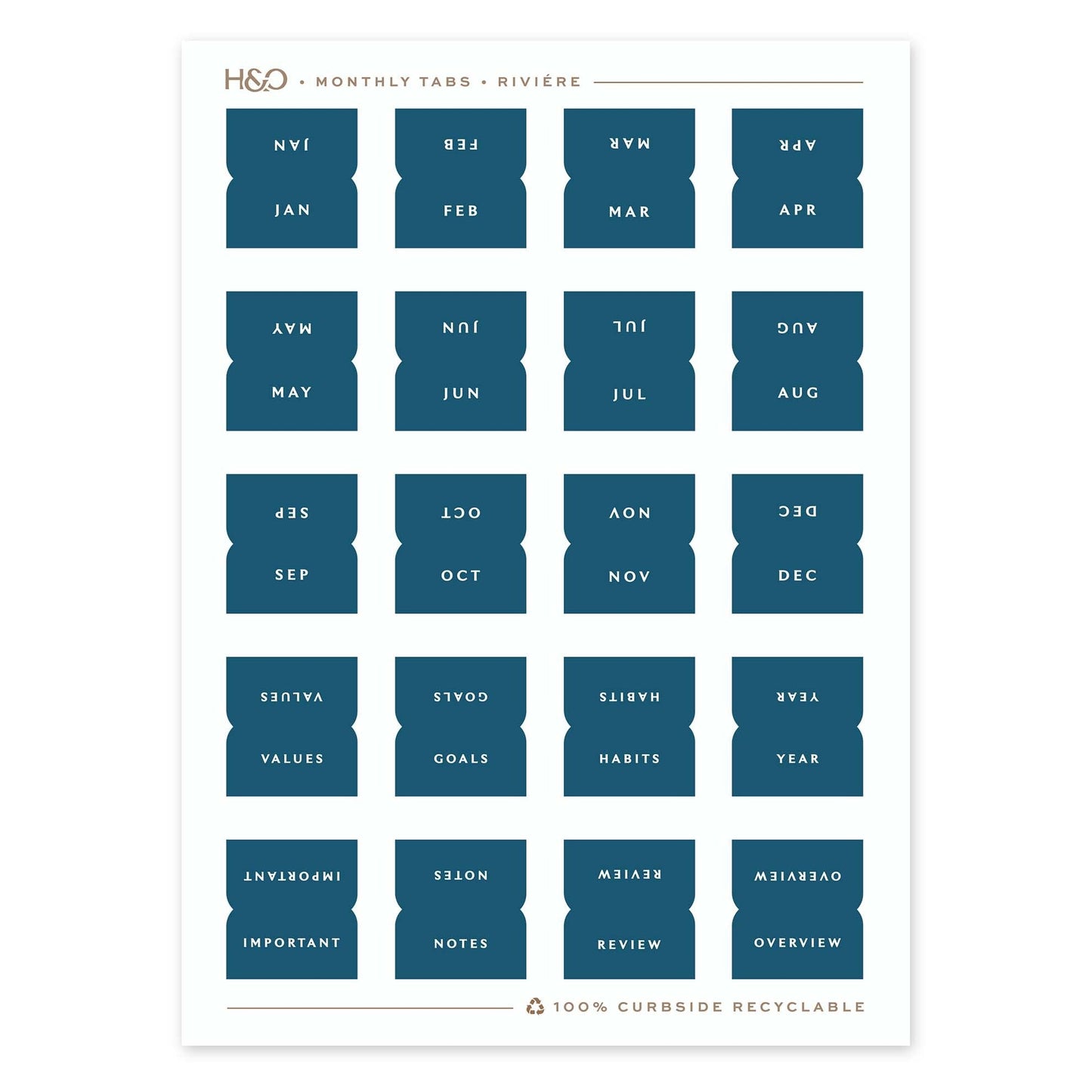 Monthly Tabs
