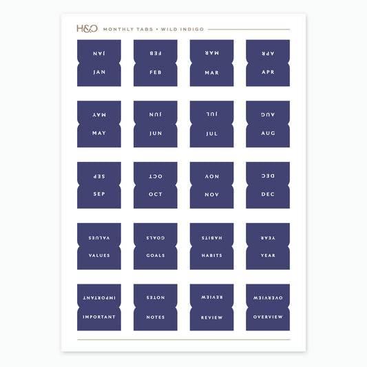 Monthly Tabs