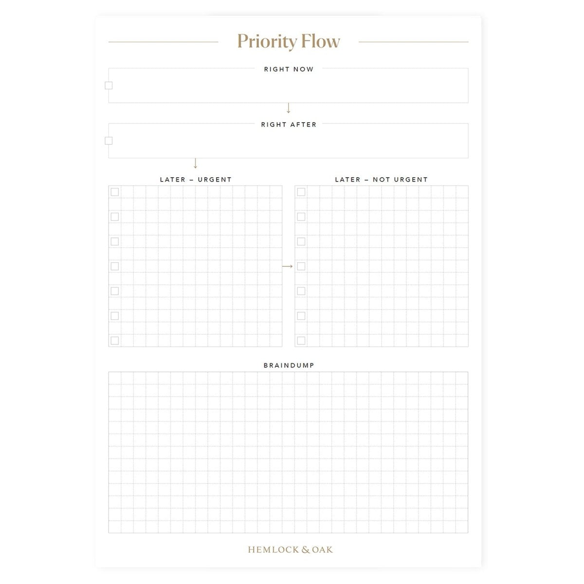 Priority Flow Notizblock