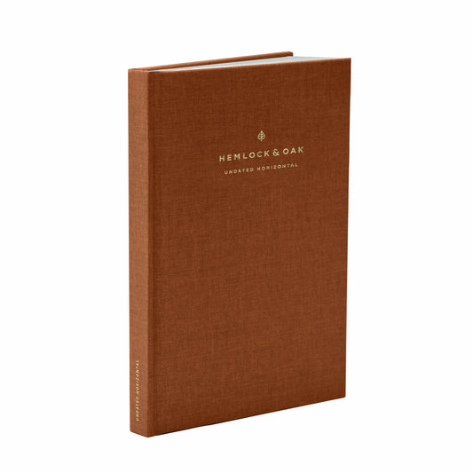 Undated Horizontal Weekly Planner | Hardcover | 120gsm