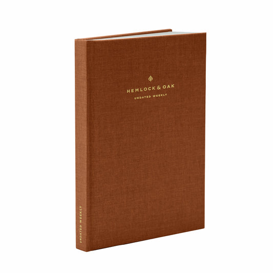 Undated Vertical Weekly Planner | Hardcover | 120gsm