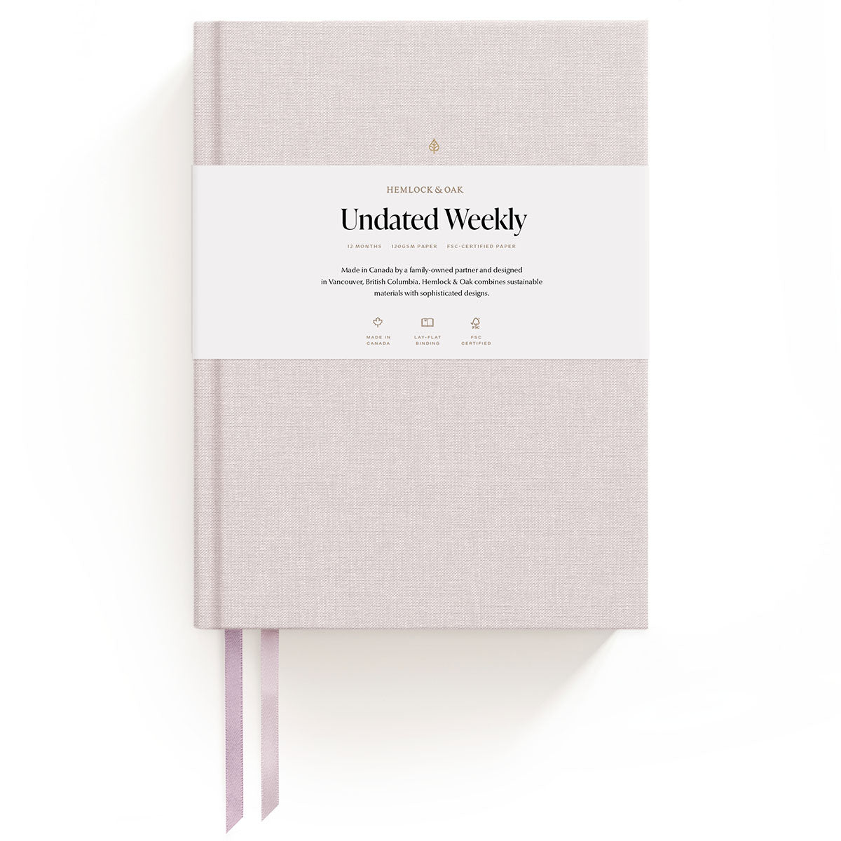 Undated 12-Month Weekly Planner