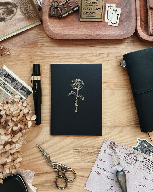 Rose Notebook (Passport TN Size)