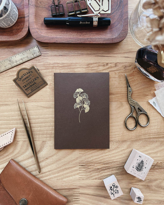 Ginkgo Notebook (Passport TN Size)