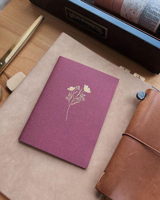 Floral Notebook (Passport TN Size)