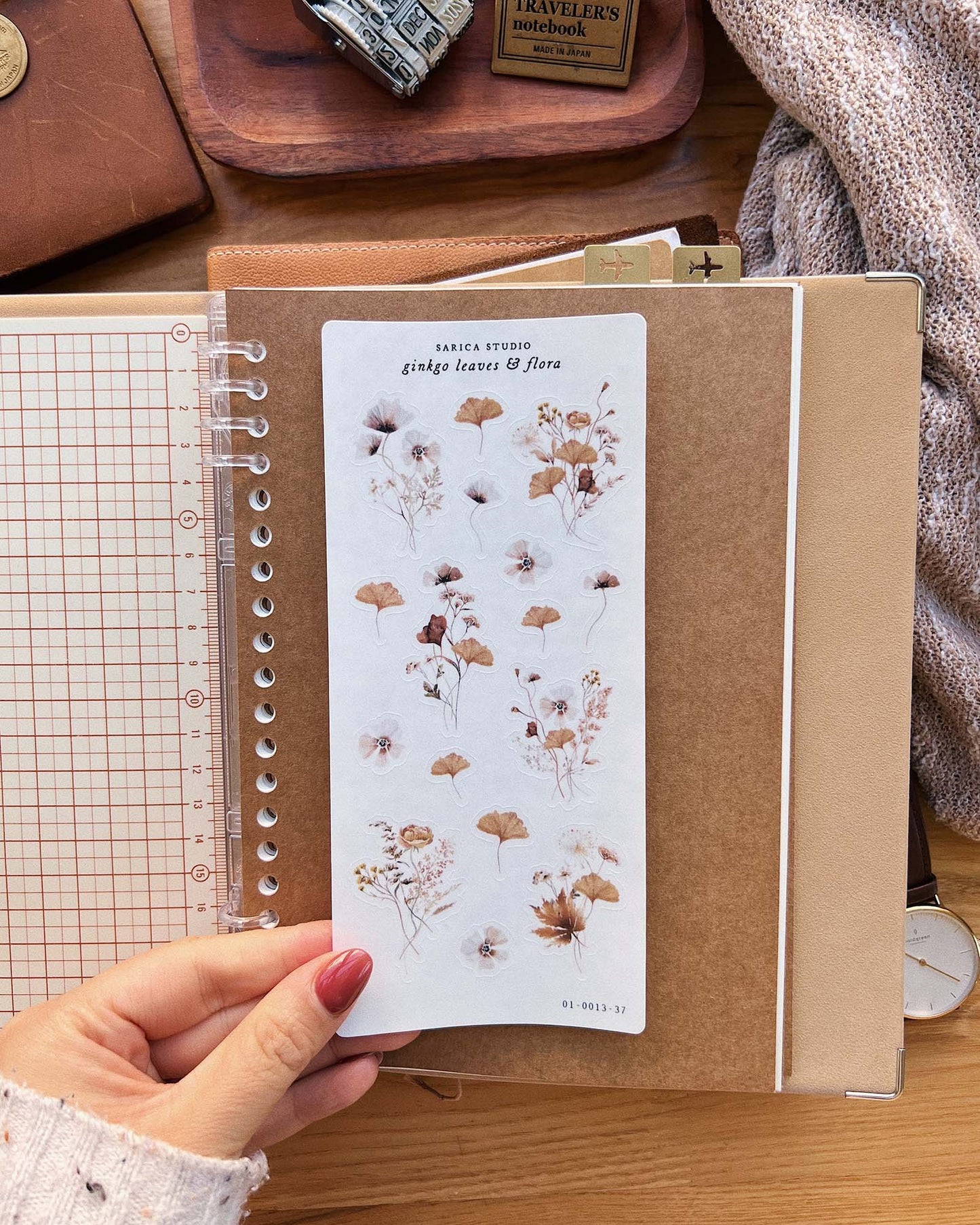 Ginkgo & Flora Stickers