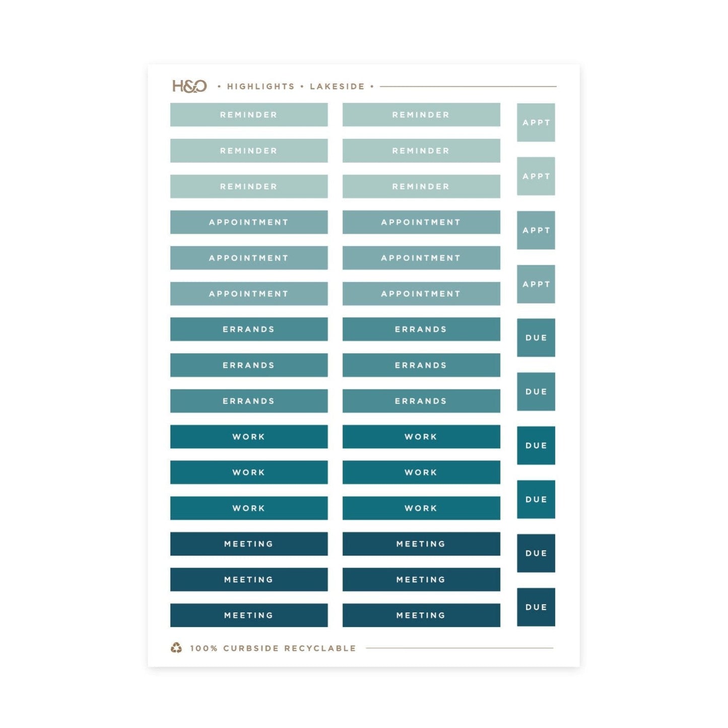 Time Management Stickers
