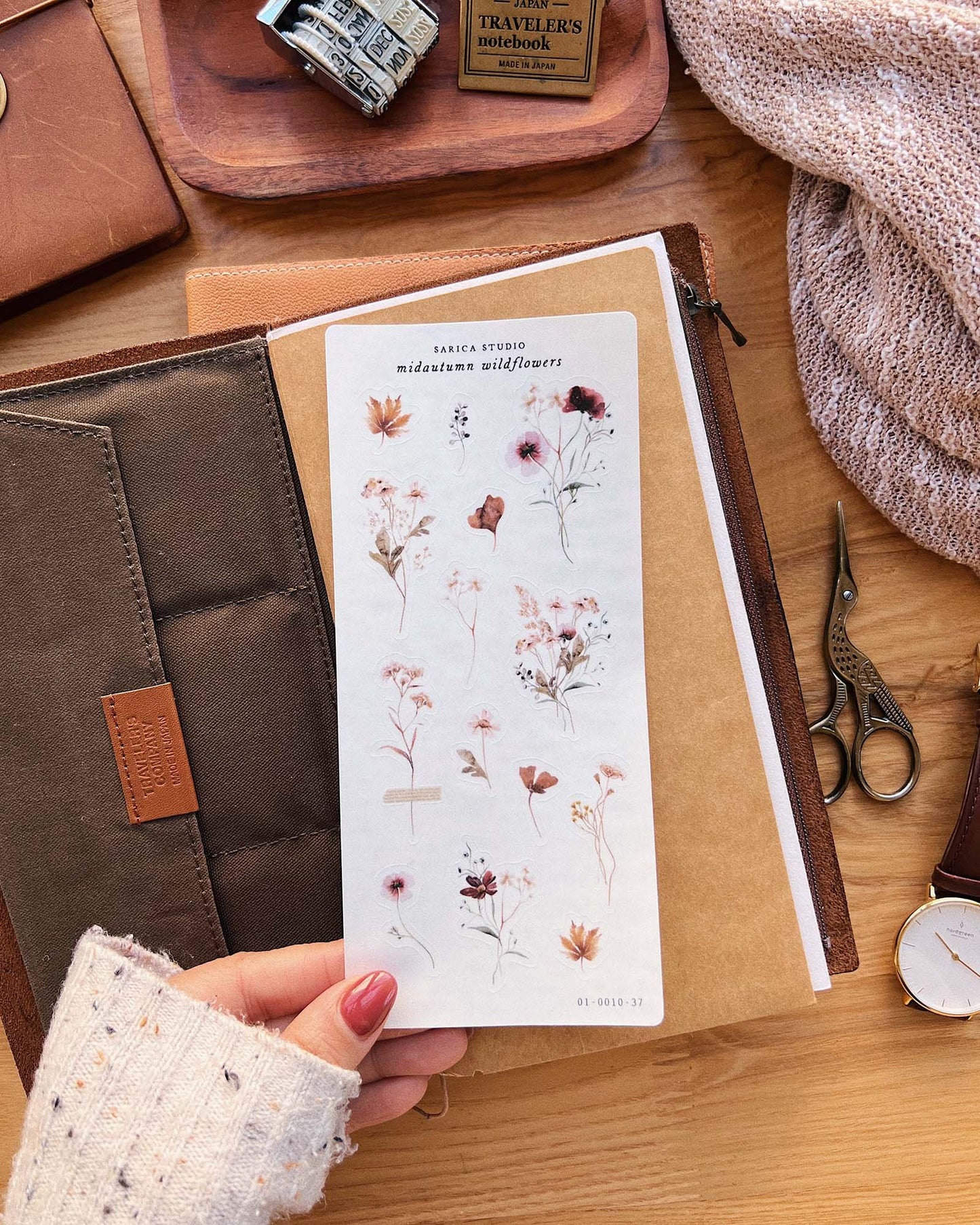 Midautumn Wildflowers Stickers