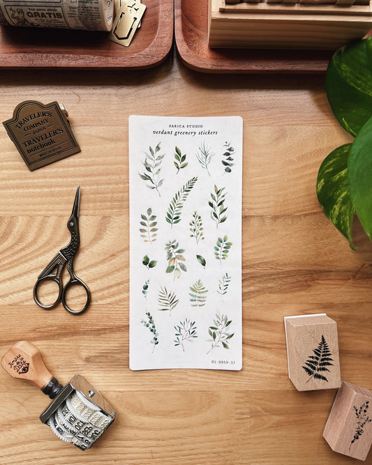 Verdant Greenery Stickers