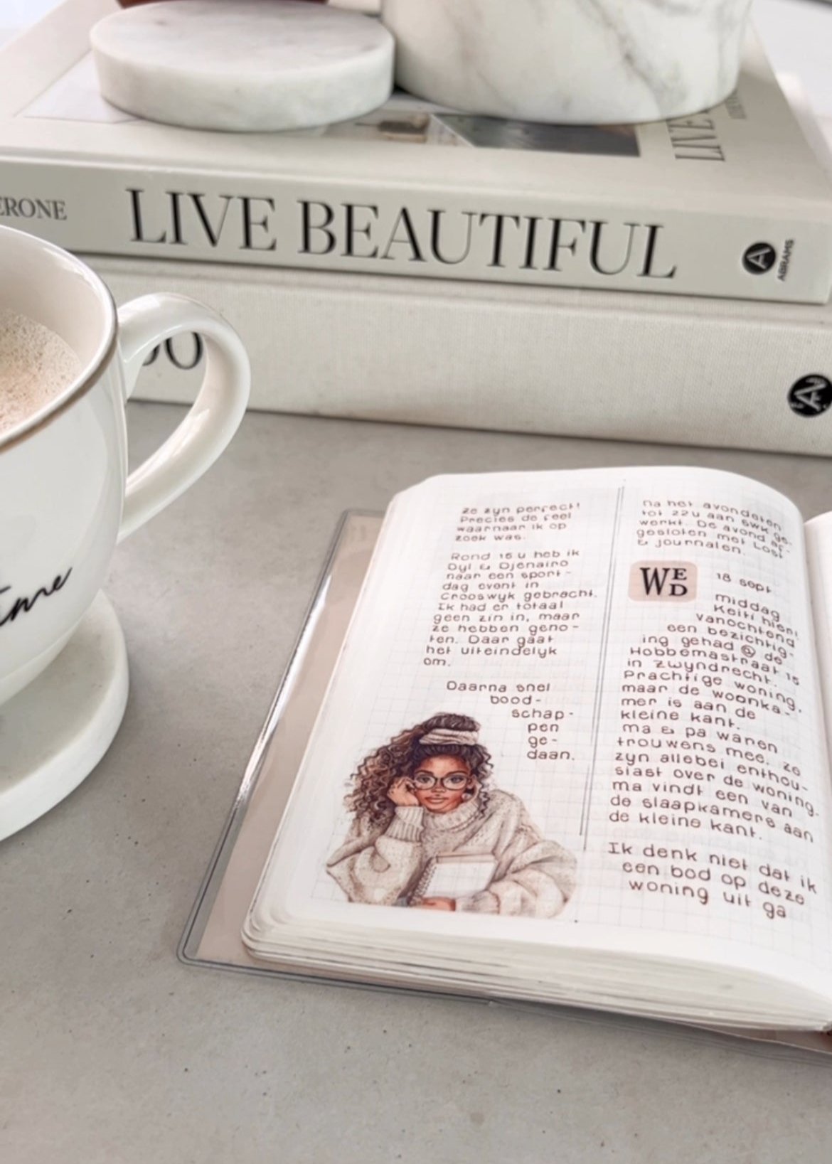 Morning Coffee | Girls Stickers