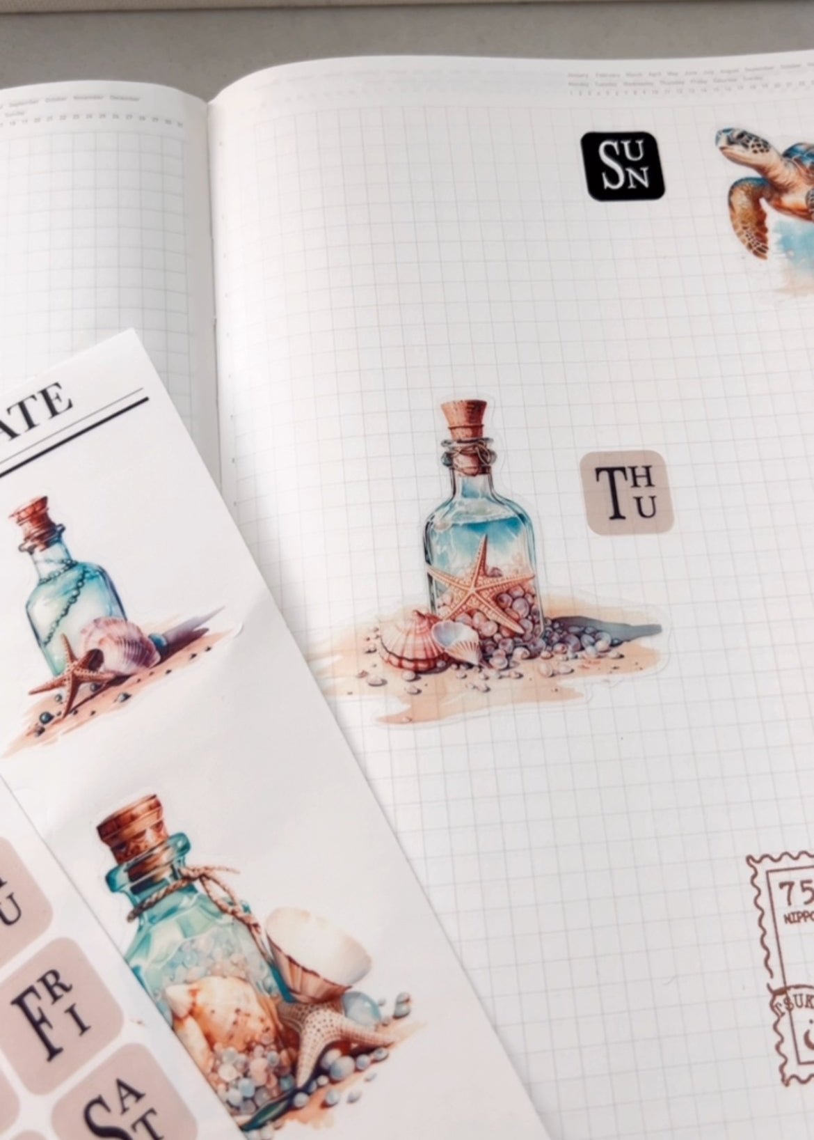 Beach in a Bottle Sticker Sheet