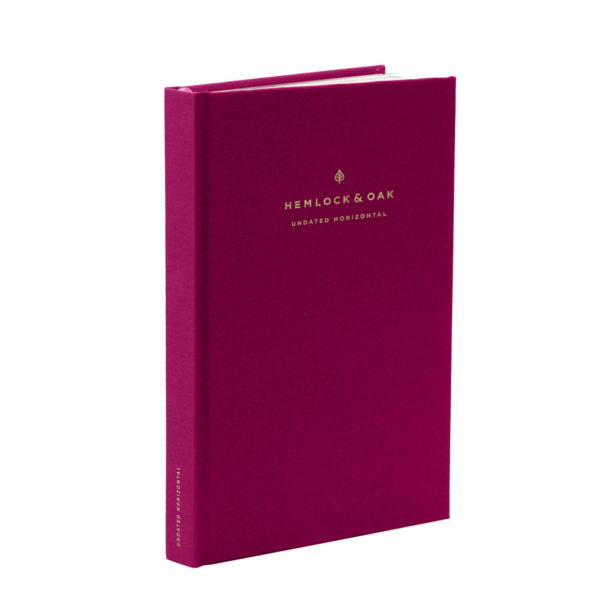 Undated Horizontal Weekly Planner | Hardcover | 120gsm
