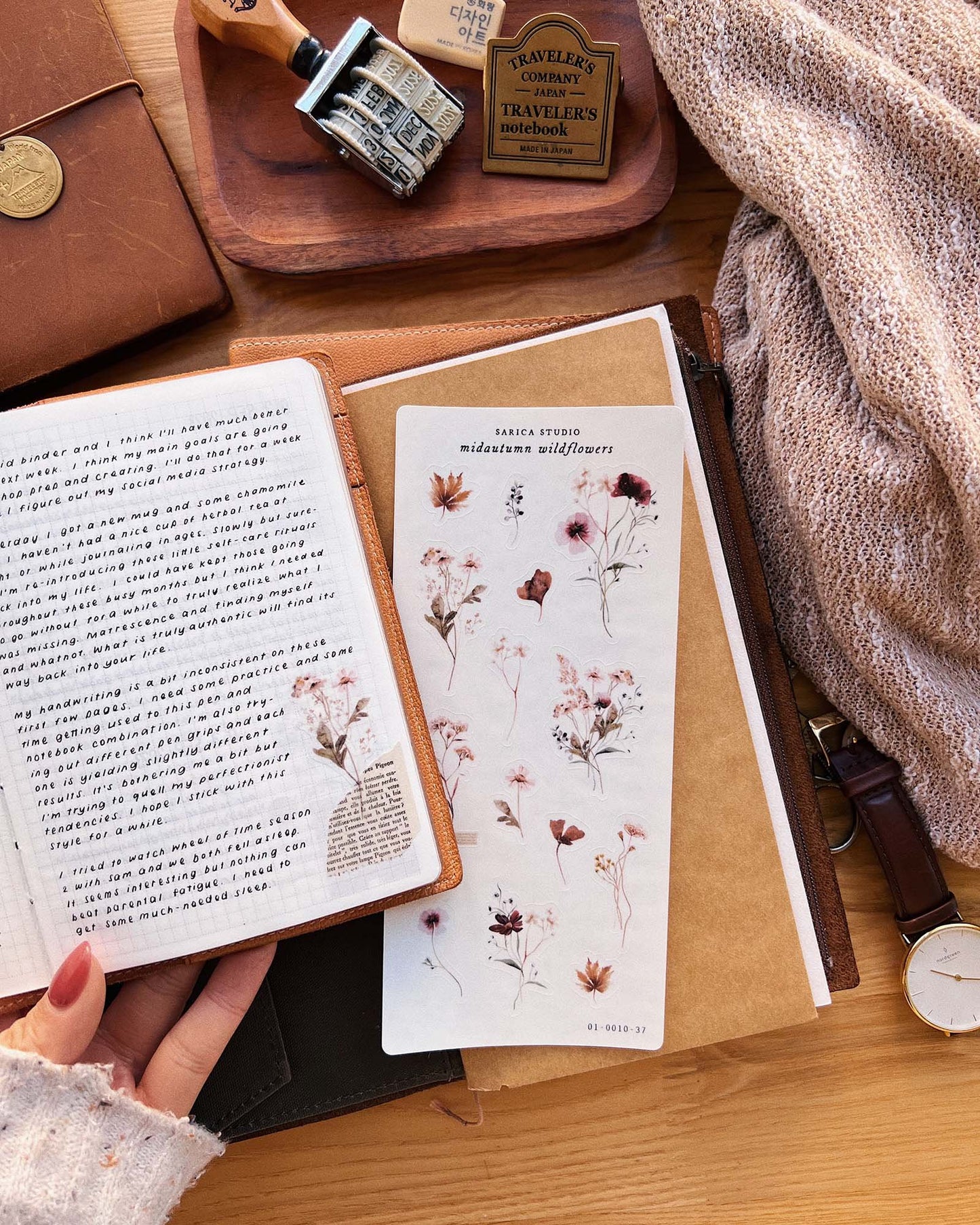 Midautumn Wildflowers Stickers