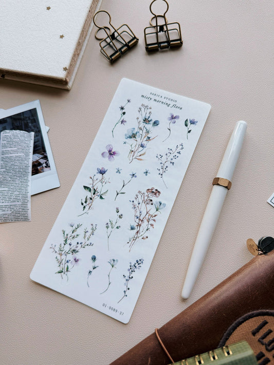 Misty Morning Flora Stickers
