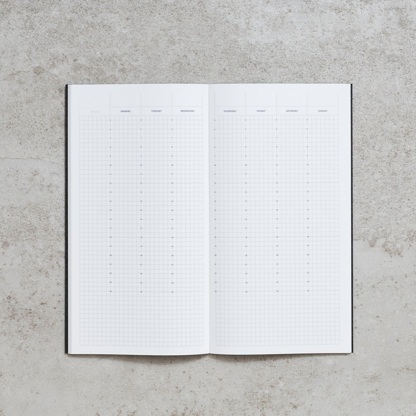 Slim Weekly Undated Planner