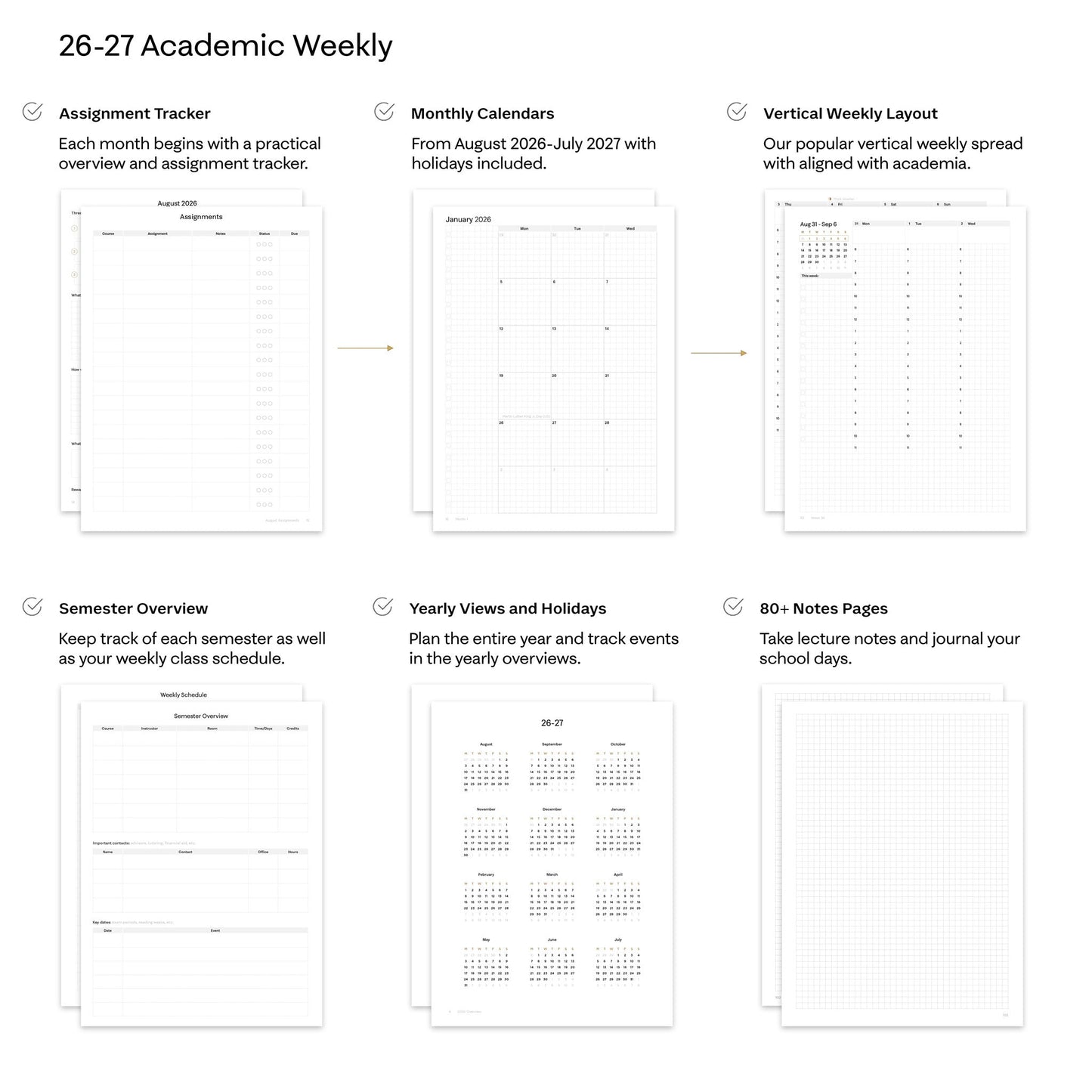 26-27 Academic Planner Special Edition A5 | Hardcover | 70gsm