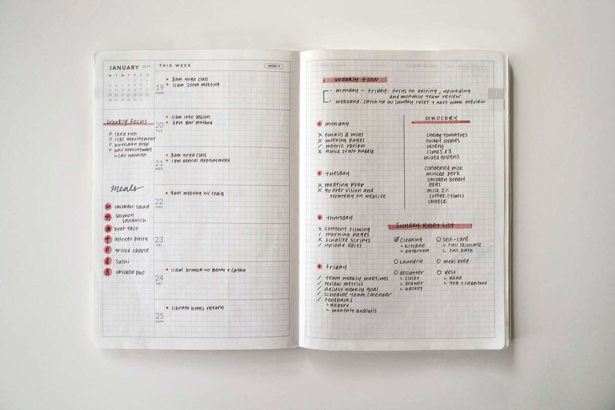2027 Weekly Horizontal A5 Magnet Planner