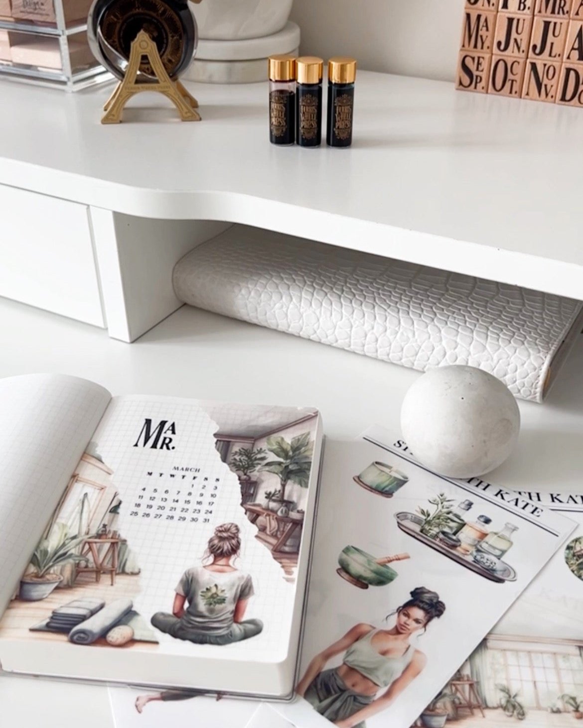 Namaste Journaling Kit | Set of 4 Sticker Sheets