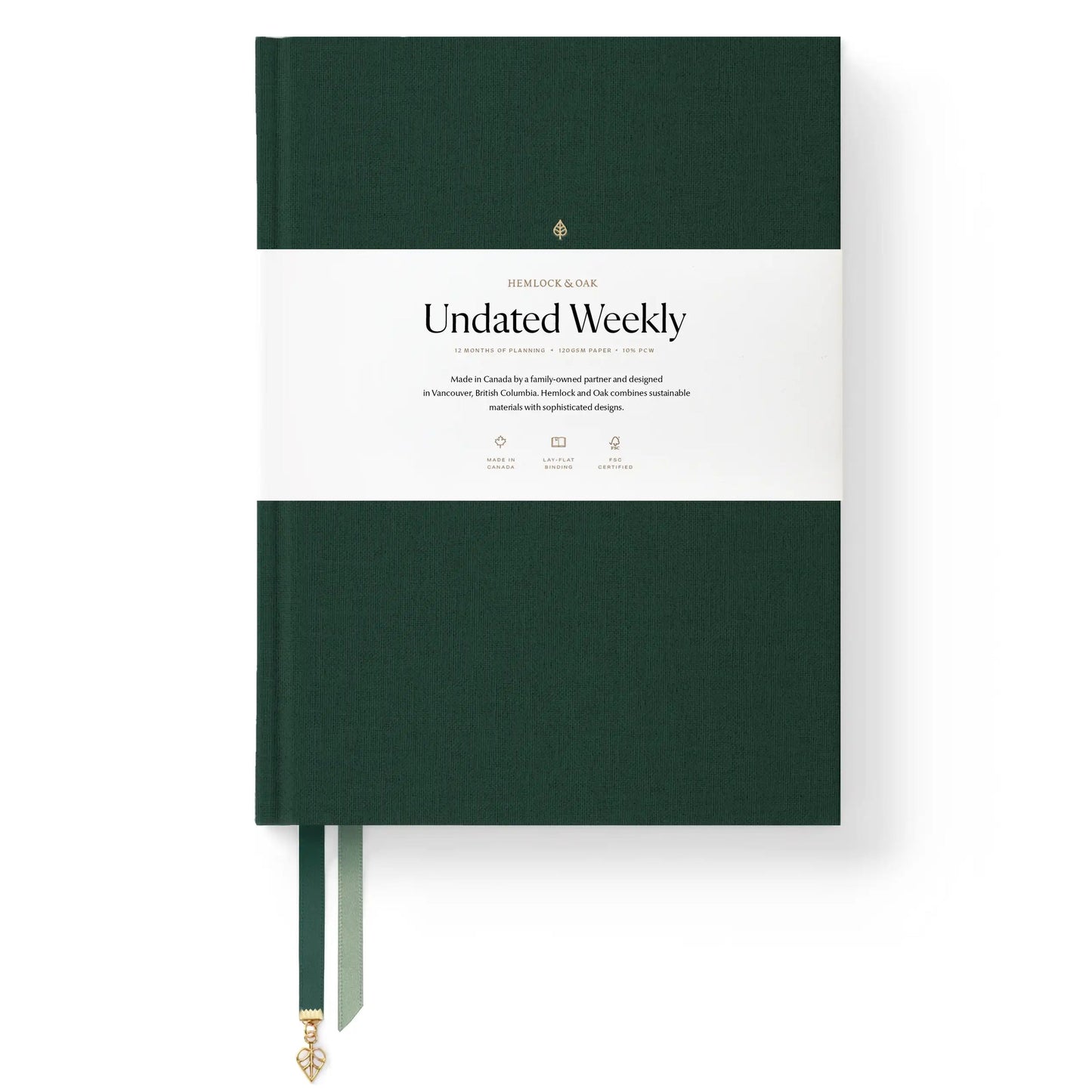 Undated 12-Month Weekly Planner