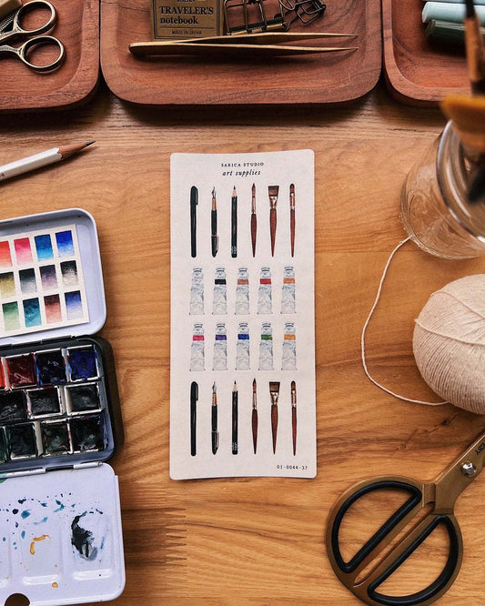 Art Supplies Stickers