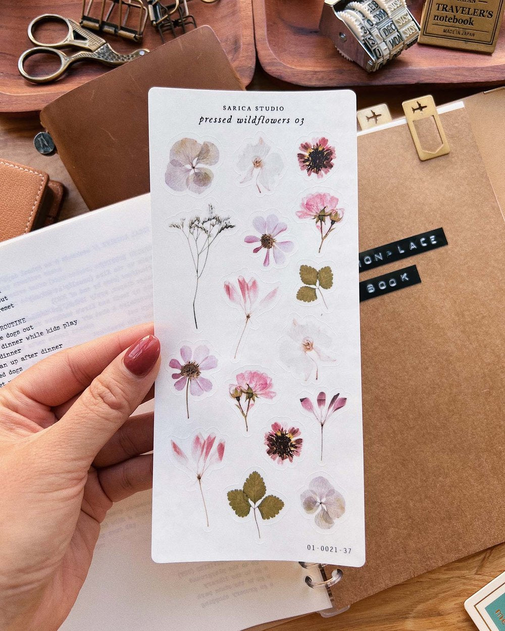 Pressed Wildflowers 03 Stickers