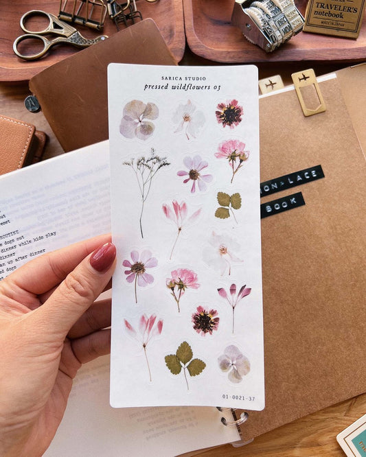 Pressed Wildflowers 03 Stickers